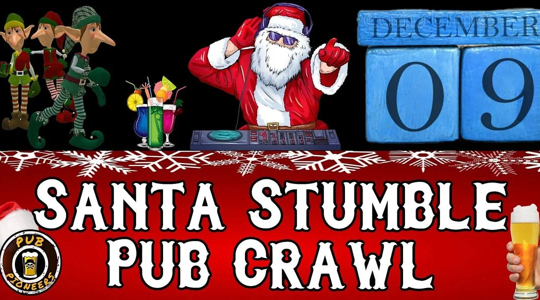 Stumble Into the Holiday Spirit With Santa’s Pub Crawl!