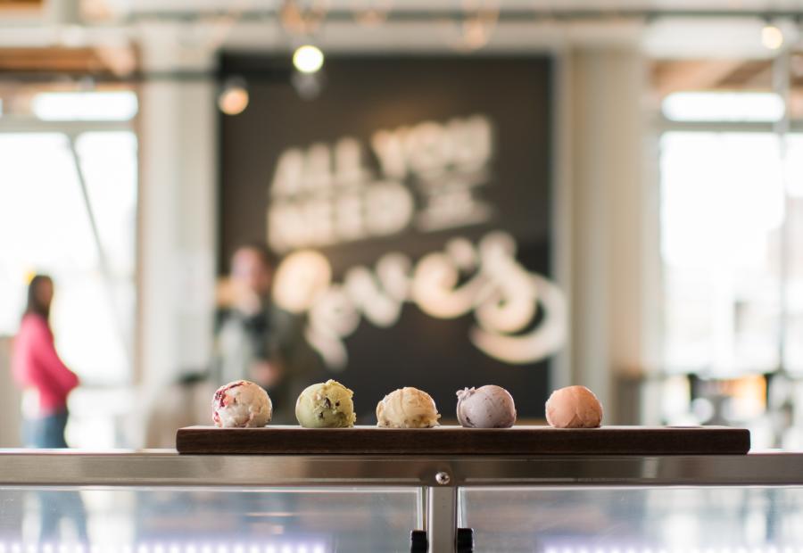 Spring into sweetness with Love's Ice Cream on your romantic Grand Rapids getaway.