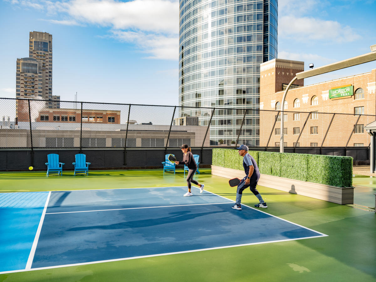 Pickleball excitement in Grand Rapids: A community united by sport.