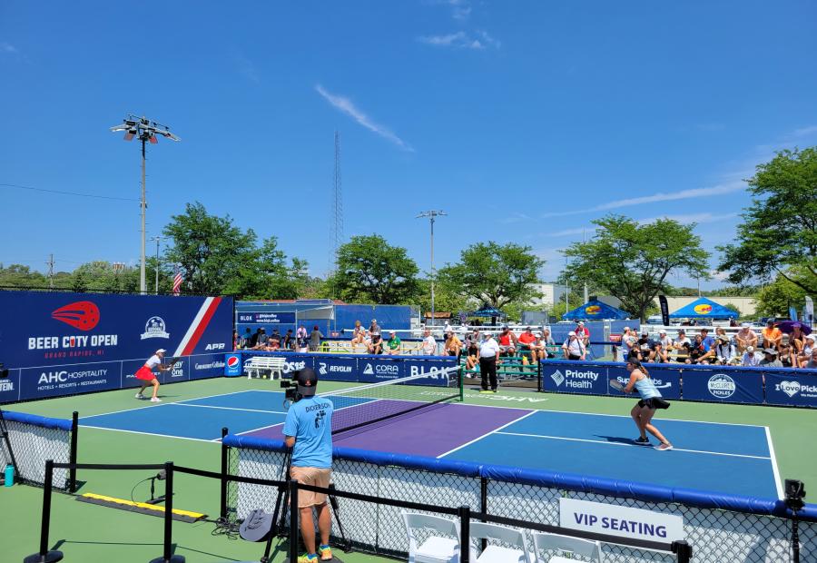 Where friendships are made: The inclusive courts of pickleball in Grand Rapids.